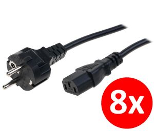 Black Lion Power Conditioner 8er Kabel Set PG1 