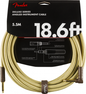 Fender Cable 5 5m Tweed Angled Deluxe 