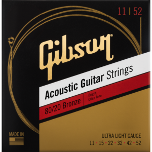 Gibson Acoustic Guit Strings 1152  8020 Bronze 1 