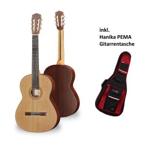 Hanika 50 PC Konzertgitarre inkl  Pema Tasche 