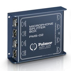 Palmer Mikrofon Splitter 2 Kanal PMS02 