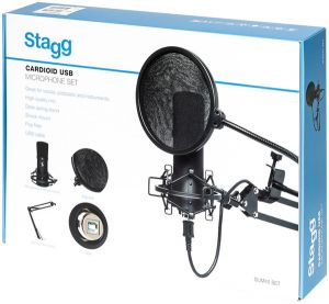 Stagg SUM45 Set USB Condenser Mic Complete Set 210698 